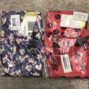 2 pairs of OS Disney Lularoe LLR leggings